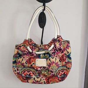 Nicole Miller colorful shoulder bag